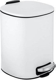 WENKO Alassio Kosmetikeimer 5,0 l weiß, 1 St.