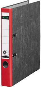 AKTION: LEITZ 1050 Ordner rot marmoriert Karton 5,2 cm DIN A4, 1 St. mit Prämie nach Registrierung