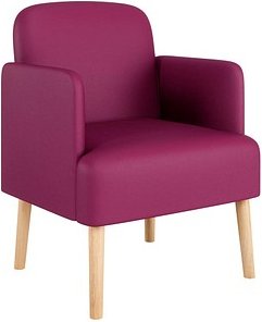 Thumbnail - meet powered by PAPERFLOW Besuchersessel Brooks FTBROSC.23.19 lila Kunststoff, 1 St.