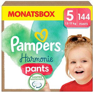 Pampers® Windeln Harmonie™ Größe Gr.5 (12-17 kg) für Babys und Kleinkinder, 144 St.