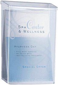 Thumbnail - SIGEL Wandprospekthalter transparent DIN A4 24,7 x 8,8 x 33,9 cm, 1 St.