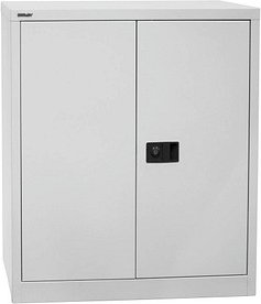 Thumbnail - BISLEY Stahlschrank Universal E402A01G645 lichtgrau 1 Fachboden 91,4 x 40,0 x 100,0 cm, aufgebaut, 1 St.