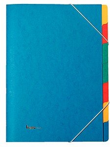 bene Ordnungsmappe 7 Fächer blau