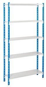 Manorga Schwerlastregal ZA21305NDT lichtgrau 100,0 x 30,0 x 200,0 cm