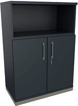 fm Regalschrank Oldenburg, 4260649685303 lavagrau 80,0 x 44,2 x 113,3 cm, 1 St.