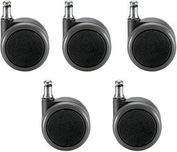 Quadrifoglio Stuhlrollen für harte Böden, 5 St.