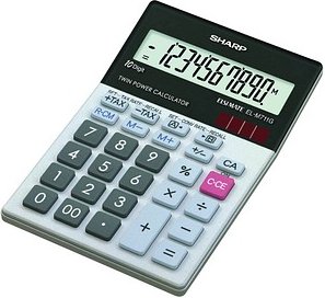 Thumbnail - SHARP EL-M711G Tischrechner lichtgrau/schwarz