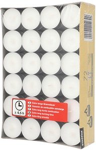 72 STARPAK Teelichter weiß