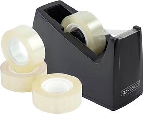 RAPESCO® Klebefilmabroller 1619 schwarz