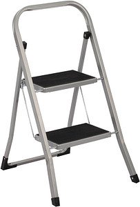 Thumbnail - Klapptritt silber 2 Stufen, H: 81,0 cm