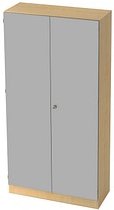 HAMMERBACHER Aktenschrank 6910, V6910/3/S/SG ahorn, silber 4 Fachböden 100,0 x 42,0 x 200,4 cm
