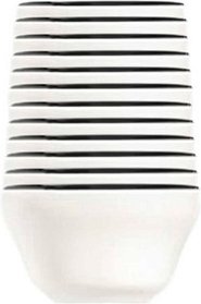 ID Fine Schalen Modest Black Mesa weiß Ø 10,0 cm, 12 St.