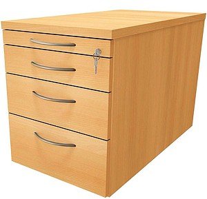 fm Sidney Rollcontainer buche 4 Auszüge 43,4 x 80,0 x 54,0 cm