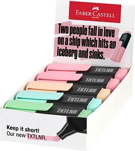 FABER-CASTELL TXTLNR Mini Pastell A Textmarker farbsortiert, 10 St.