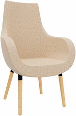 Thumbnail - fm Besuchersessel Pirum sand buche Stoff, 1 St.