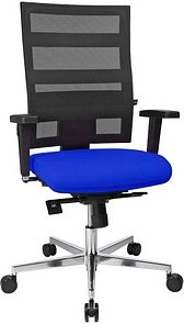 Topstar Bürostuhl Sitness X-Pander Plus, SI959WGT380 Stoff blau, Gestell alu