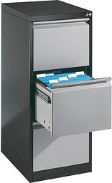 CP C 2000 Acurado Hängeregistraturschrank anthrazit, silber 3 Schubladen 43,3 x 59,0 x 104,5 cm