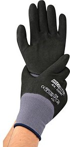 HYGOSTAR unisex Arbeitshandschuhe Ergo Flex 4/4-beschichtet grau Größe 10, 12 Paar