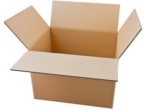 Nestler Wellpapp-Faltkartons 2-wellig braun 46,3 x 36,3 x 32,8 cm Außenmaß, 20 St.