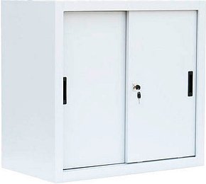 Thumbnail - LÜLLMANN Schiebetürenschrank, 550087 signalweiß 1 Fachboden 80,0 x 45,0 x 75,0 cm