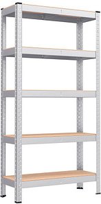 SONGMICS Schwerlastregal GLR030E01 silber 75,0 x 30,0 x 150,0 cm