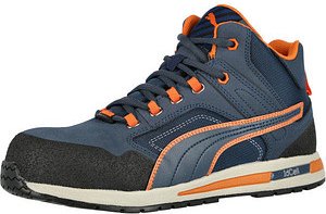 Thumbnail - PUMA® Herren S3 Sicherheitsschuhe "CROSSTWIST MID" URBAN PROTECT blau Größe 43
