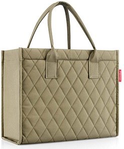reisenthel® Einkaufstasche daily shopper rhombus Kunststoff olive DN 5046