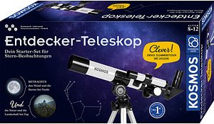 KOSMOS Entdecker Teleskop 20-fach/100-fach - 20 mm