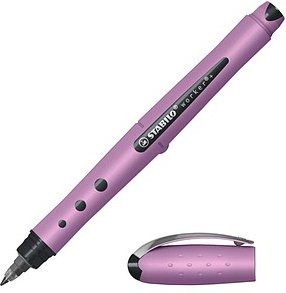 STABILO worker®+ medium NatureCOLORS Wildflower Tintenroller grauviolett 0,5 mm, Schreibfarbe: blau, 1 St.