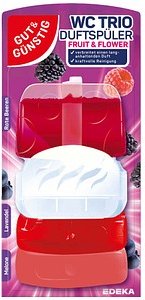 GUT&GÜNSTIG TRIO WC-Duftspüler Fruit & Flower, 3,0 St.