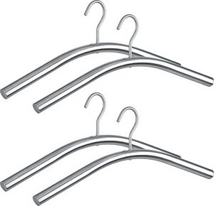 Thumbnail - WENKO Kleiderbügel Dry silber, 4 St.