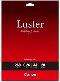Canon Fotopapier LU-101 A4 DIN A4 hochglänzend 260 g/qm 20 Blatt