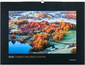 KUNTH Monats-Wandkalender Farben der Erde - Europa 2026