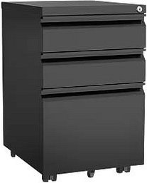 FlexiSpot RC3 Rollcontainer schwarz 3 Auszüge 46,0 x 39,0 x 62,0 cm