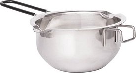 LURCH Wasserbad-Schmelzschale silber 11,0 cm, 1 St.