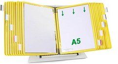 Thumbnail - tarifold Sichttafelsystem 435204 DIN A5 gelb mit 20 St. Sichttafeln, 1 St.