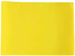HERMA Heftumschlag PLUS quer transparent gelb Kunststoff DIN A5 quer
