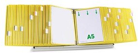 Thumbnail - tarifold Sichttafelsystem 435604 DIN A5 gelb mit 60 St. Sichttafeln, 1 St.