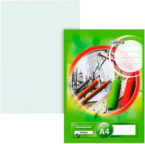 Thumbnail - LANDRÉ® Zeichenblock DIN A4 190 g/m², 10 Blatt, 1 St.