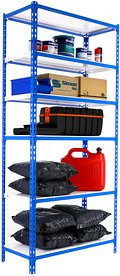 Thumbnail - Simonrack Schwerlastregal SIMONCLICK 6 8435104953747 blau, weiß 90,0 x 30,0 x 250,0 cm