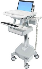 ergotron Visitenwagen StyleView SV44 Laptop grau für 1 Notebook, 1 Tastatur, 1 Maus