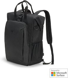 Thumbnail - DICOTA Laptop-Rucksack Eco Dual GO für Microsoft Surface Kunstfaser schwarz bis 38,1 cm (15 Zoll)