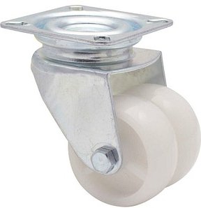 WAGNER® design yourself Apparate-Doppel-Lenkrolle ECO RO 1252 weiß