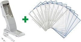tarifold Erweiterungselement für Sichttafelsystem Design 734351 DIN A4 blau mit 10 St. Sichttafeln, 1 St.