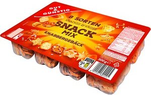 GUT&GÜNSTIG Snack-Mix Gebäck 300,0 g, 1 St.
