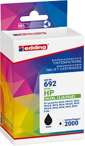 Thumbnail - edding EDD-692 schwarz Druckerpatrone kompatibel zu HP 963XL (3JA30AE)
