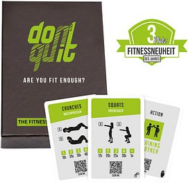 Thumbnail - don't quit Fitness Kartenspiel, 1 St.