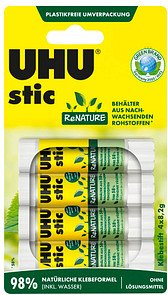Thumbnail - 4 UHU stic ReNATURE Klebestifte 4x 8,2 g