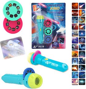 DEPESCHE Monster Cars Spacefun mit Bildeffekten Taschenlampe blau