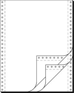 Thumbnail - SIGEL Endlospapier A4 hoch 3-fach, 60 g/qm weiß 600 Blatt